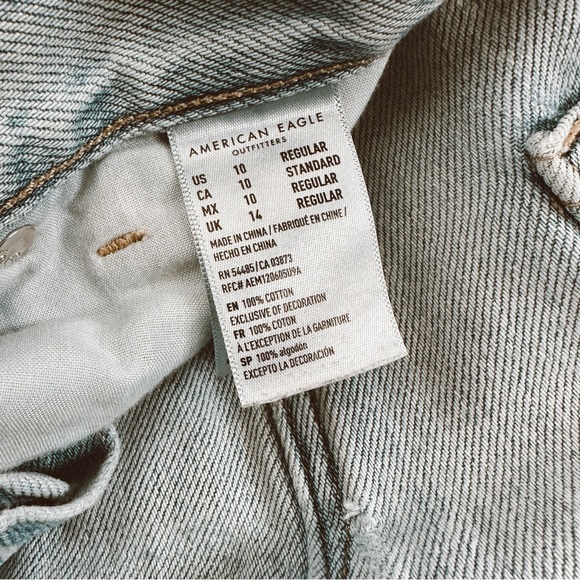 American Eagle Outfitters Sky Blue Mom Jeans - Picture 7 of 9